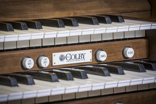 Church of the Servant keyboard close up
