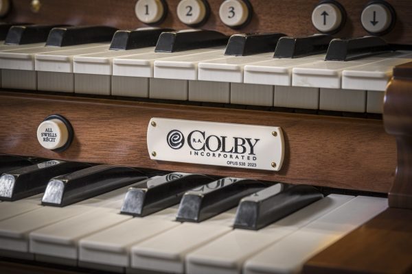 St. Clare Daniel Island SC keyboard detail